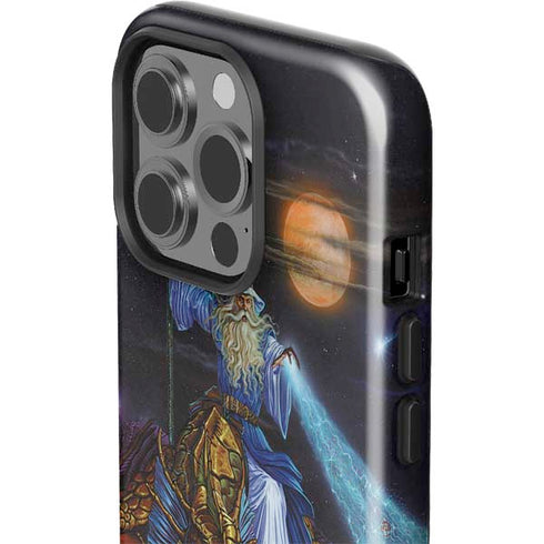 Twilight Tempest Wizard by Ed Beard Jr iPhone 15 Pro Impact Case
